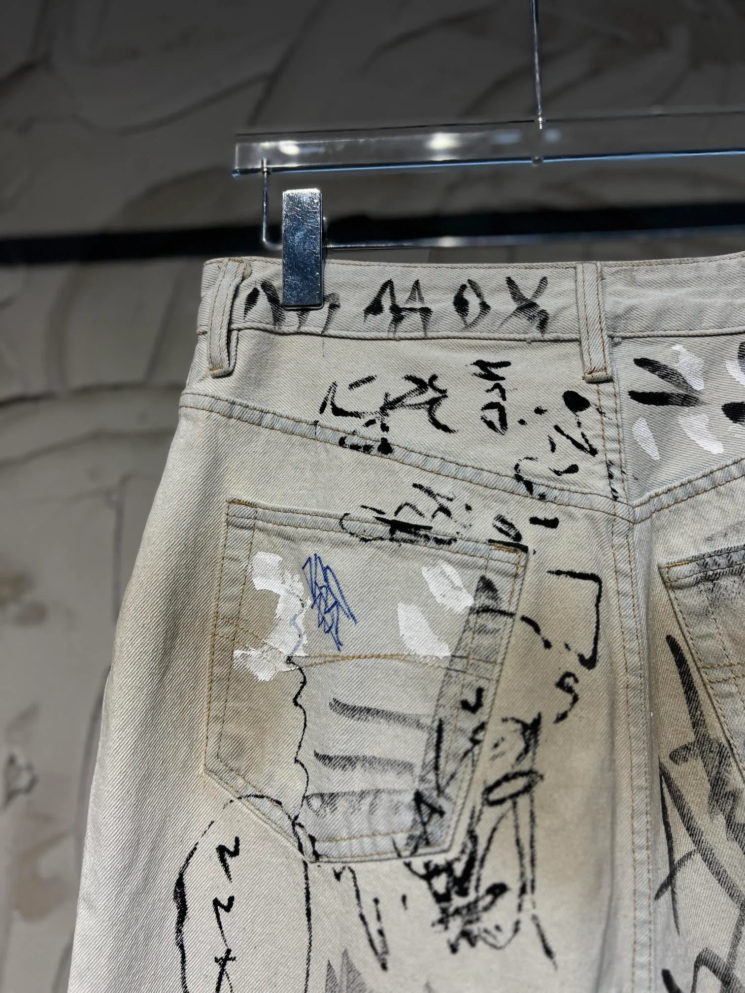 Balenciaga SS 23 Same Style 23 ， ， Breathable， ， ， ， ， Same Style Versatile ！ Blue White Sizes: S-M-L-XL